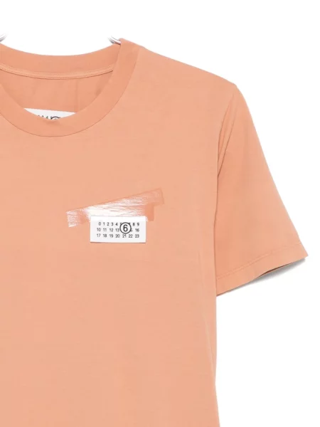 Тениска Mm6 Maison Margiela оранжево