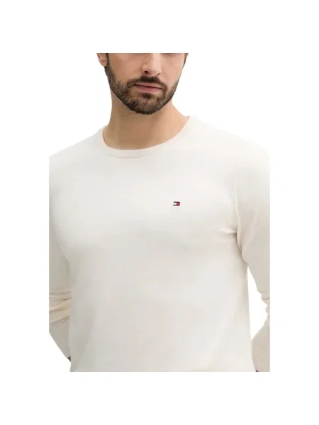 TOMMY HILFIGER Pulover Essential deschis bej