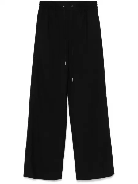 Szerokie spodnie Paul Smith czarne