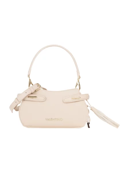 Torba na ramię z detal z logo model NIVALIS RE' Valentino Bags beżowa
