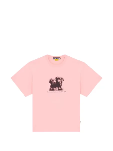 Tricou Iuter cu imagine roz