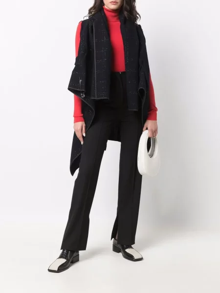 Pletený pelerína Comme Des Garçons Pre-owned modrý