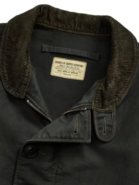 Geacă Ralph Lauren Rrl de catifea cord negru