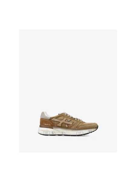 Sneakerși Premiata din piele bej
