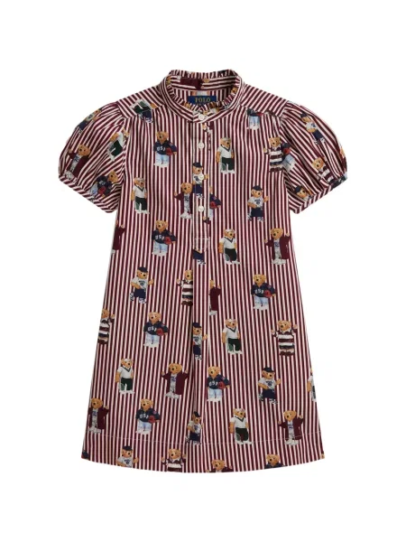 Sukienka dziecięca Polo Ralph Lauren czerwona
