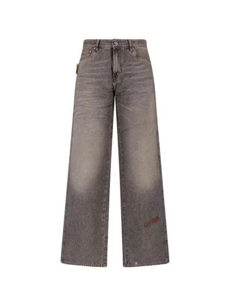 Дънки с широки крачоли Pdf сиво