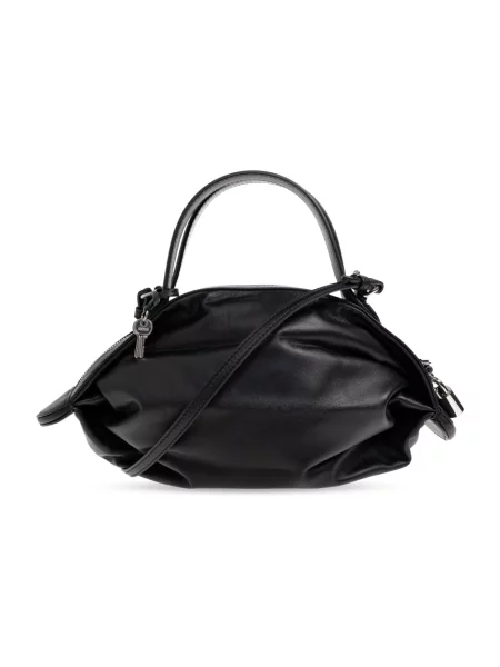 Kenzo Crossbody bag torebka rogal skórzana czarna
