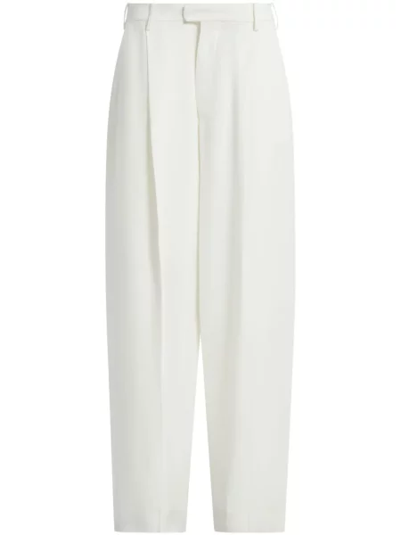 Pantaloni cu picior drept Marni alb