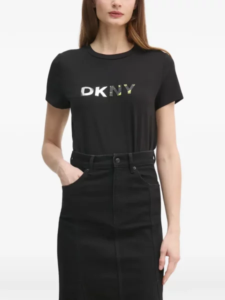 Tricou Dkny cu imagine negru