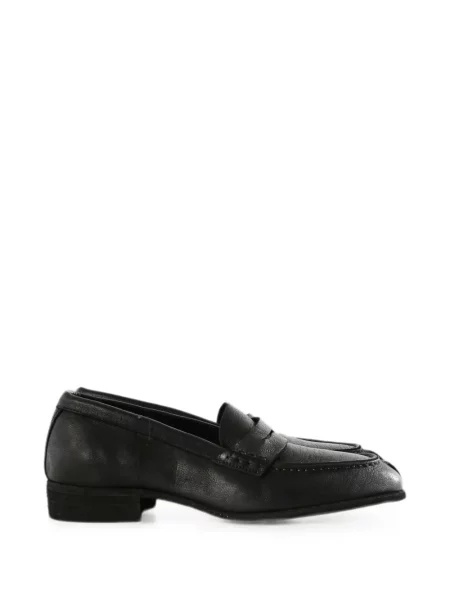 Pantofi loafer Guidi din piele negru