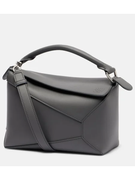 Geanta de piele Loewe din piele gri
