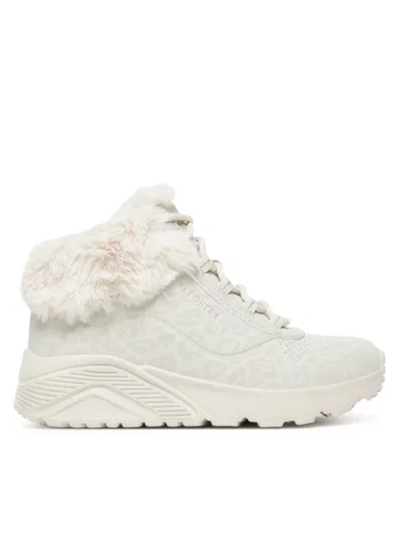 Kotníková obuv Skechers béžové