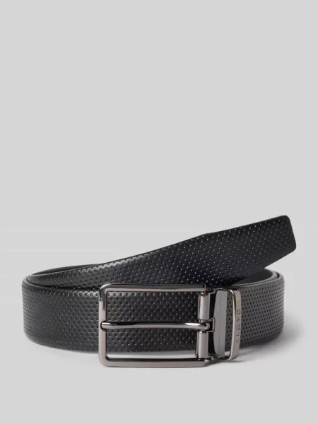 Pasek z detalem z logo Lloyd Men's Belts czarny