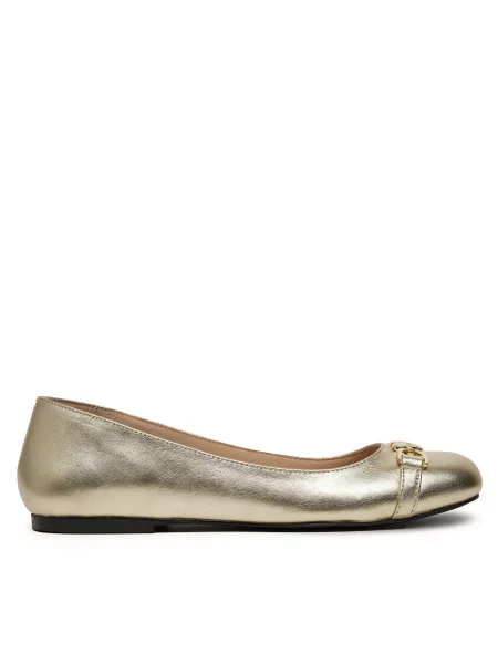Balerinos LOVE MOSCHINO auksinė