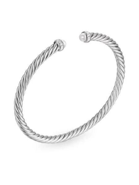 Apyranke David Yurman su perlais sidabrinė