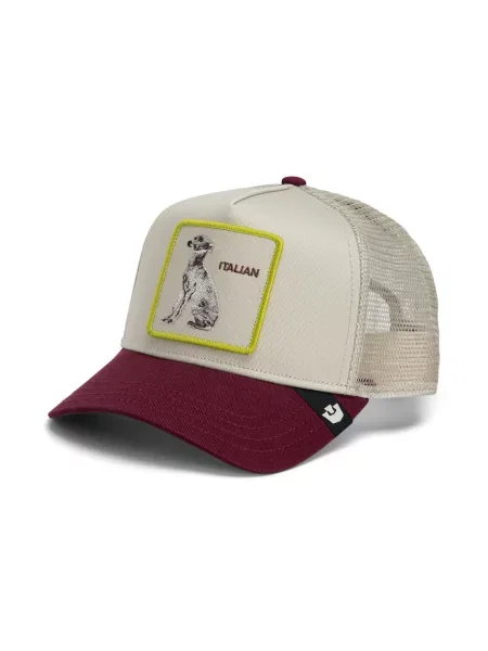 Goorin Bros czapka z daszkiem trucker Shadow Italian Greyhound beżowa
