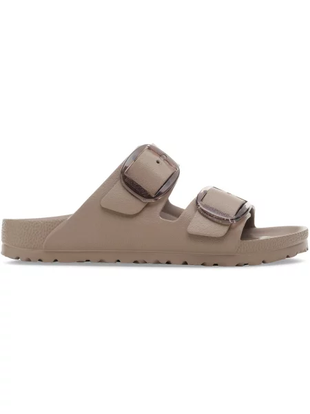 Klapki Birkenstock brązowe