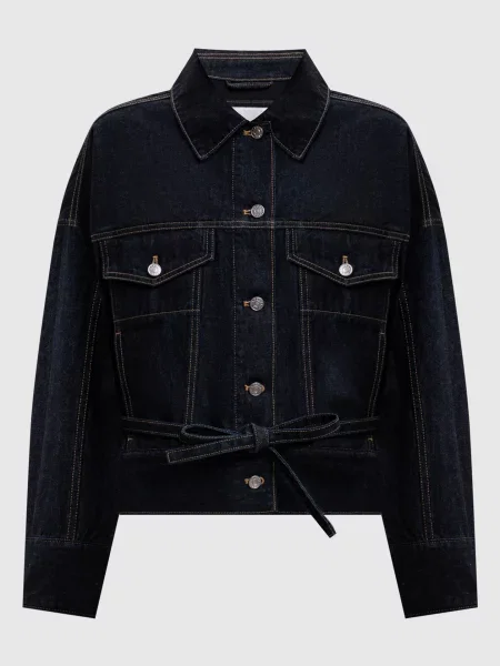 Джинсова куртка з патчем логотипа 3.1 Phillip Lim синя