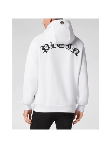 Bluza z kapturem Philipp Plein z kapturem biała