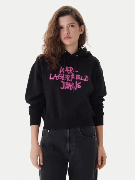 Karl Lagerfeld Jeans Μπλούζα μαύρο