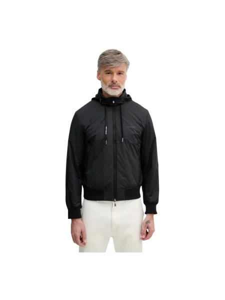 Kurtka bomber Armani Exchange ze stójką czarny