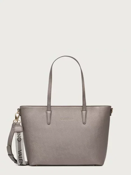 Valentino Bags geantă shopper pentru femei cu imitație de piele bej