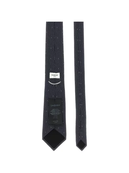 Krawat Saint Laurent niebieski