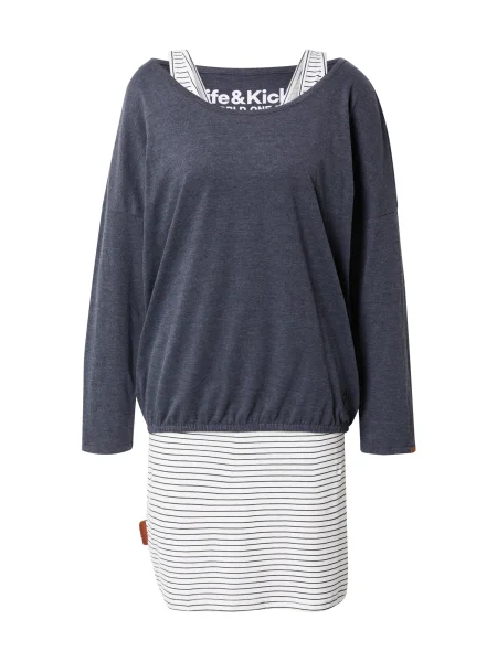 Alife & kickin Rochie SunnyAK albastru marin alb