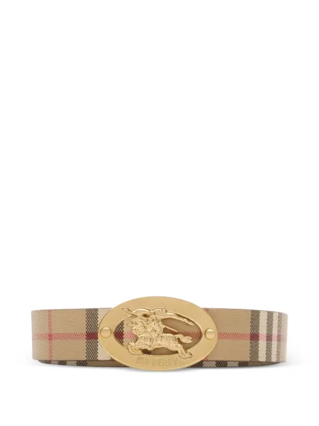 Cu centură reversibil curea Burberry în carouri