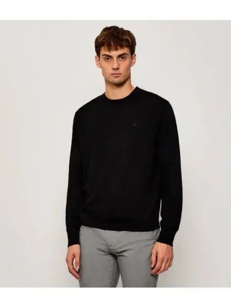 Calvin Klein De lână pulover negru