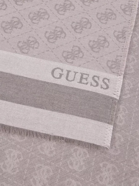 GUESS Šál MILANO / tmavosivá sivá