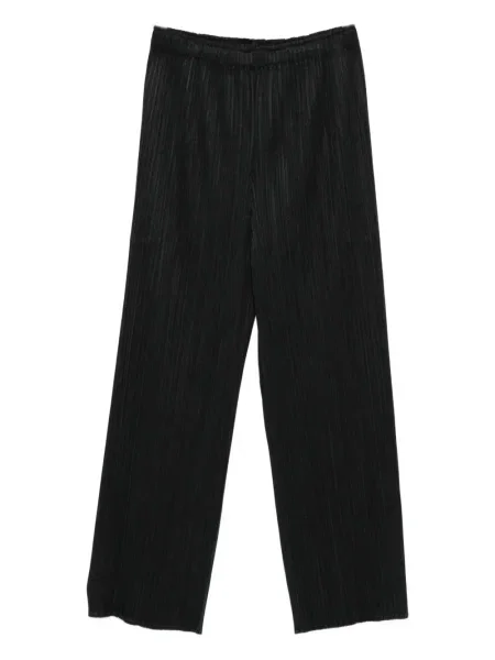Pantaloni Pleats Please Issey Miyake plisate negru