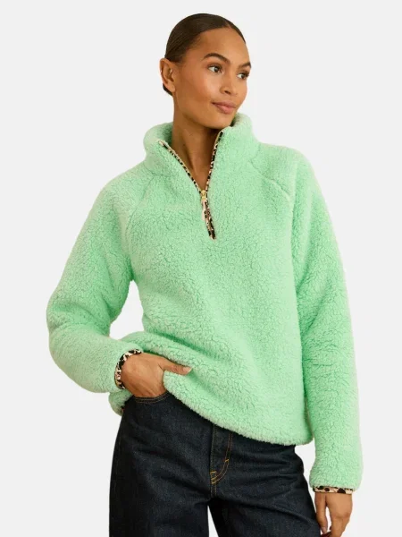 Love & roses Pulover aqua albastru