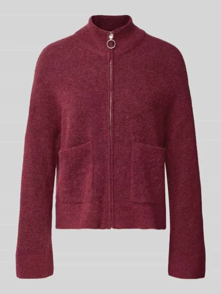 Kardigan rozpinany o kroju regular fit z mieszanki wełny model SIA' Selected