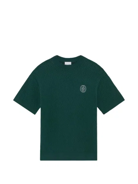 Tricou Drole De Monsieur tricotate ajurat verde