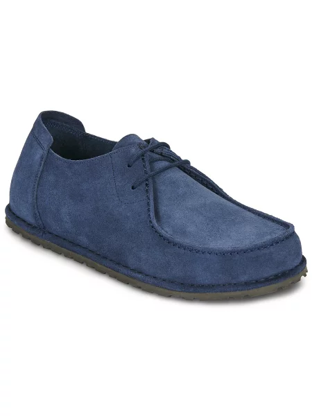 Pantofi Birkenstock din dantelă albastru