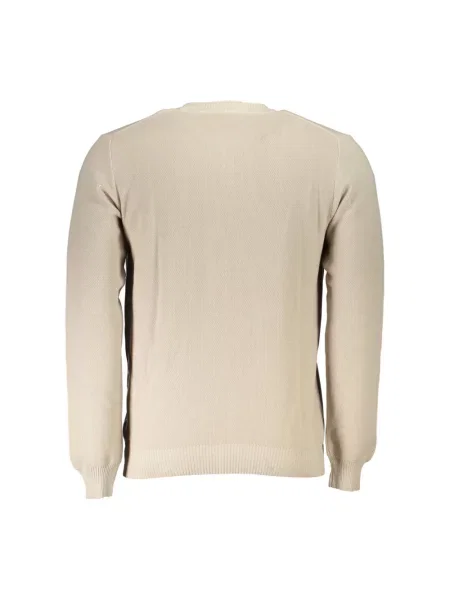 Sweter North Sails z dekoltem w serek beżowy