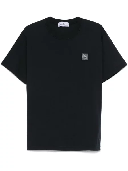 Tricou Stone Island cu strasuri albastru