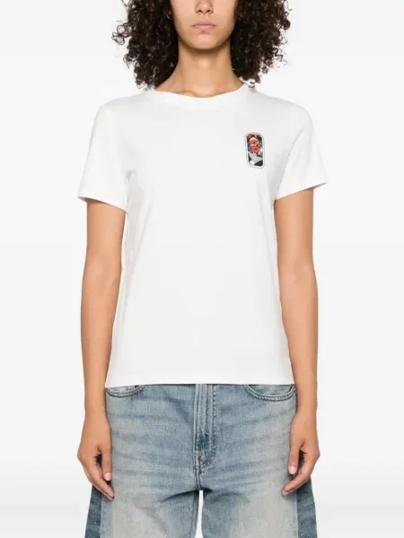 Top Kenzo cu imagine alb