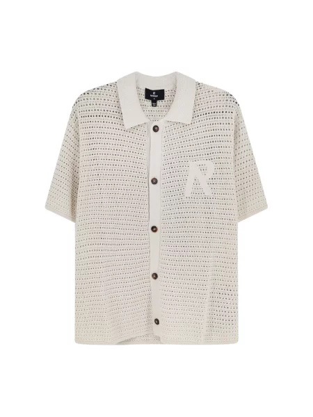 Dzianinowy sweter Represent beżowy