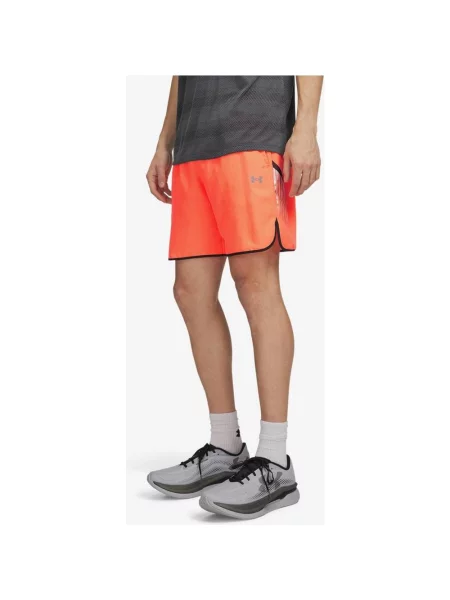 Spodenki Under Armour Velociti REFLCT pastelowe S pomarańczowe