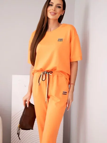 Pantaloni Kesi Włoski portocaliu