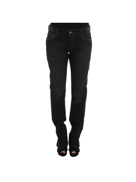 Jeansy boyfriendy Ermanno Scervino czarne