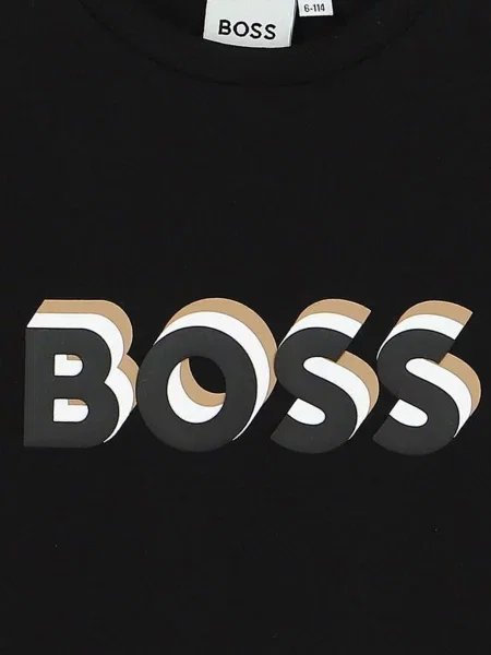 Детская футболка Boss черная