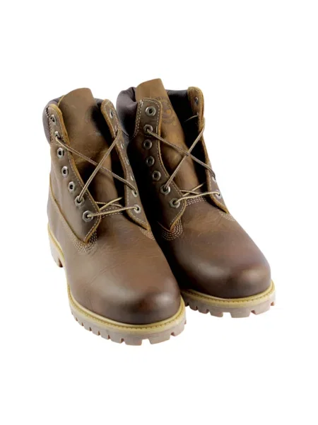 Botki Timberland skórzane wodoszczelne brązowe