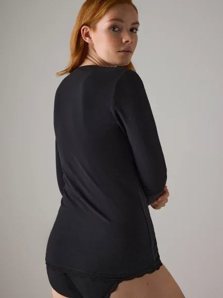 Лонгслив Ysabel Mora черный