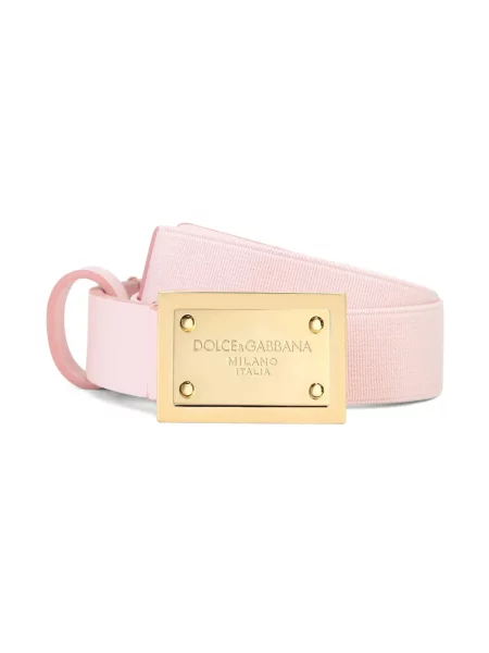 Pasek dziecięcy Dolce And Gabbana różowy