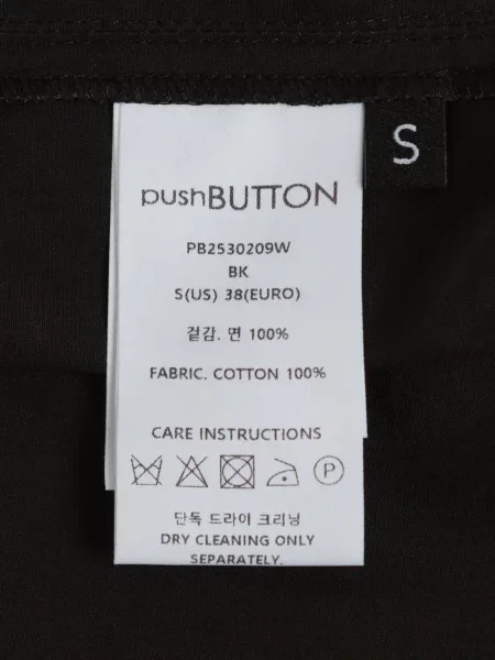 Bluză Pushbutton din dantelă negru