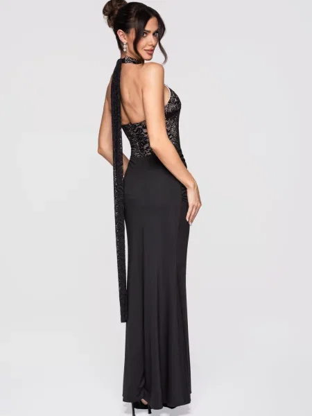 Rochie de seară Edoti negru