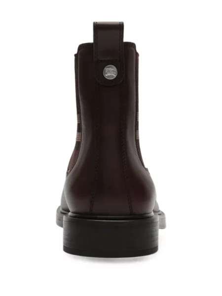 Botine Burberry din piele maro